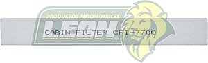 FILTRO DE CABINA NISSAN PLATINA 2002-2009 4 CIL 1.6L F/INJ / NISSAN PLATINA 2002-2006 4 CIL 2.0L F/INJ /