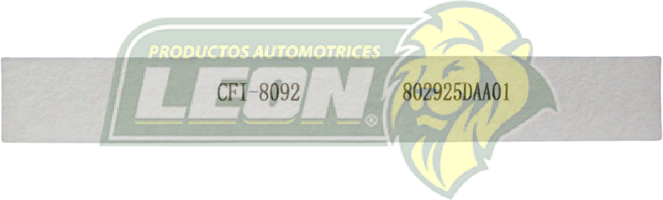 FILTRO DE CABINA HONDA 2.4L (ACCORD 2.4L 03-17, 3.5L 08-17, CIVIC 1.8L 06-15)