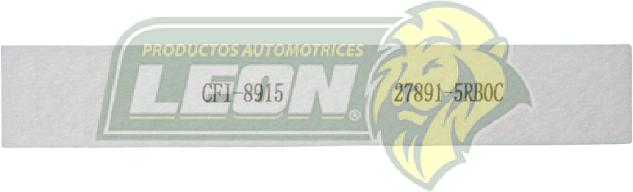 FILTRO DE CABINA NISSAN VERSA- KICKS 2025/RENAULT DUSTER 2025