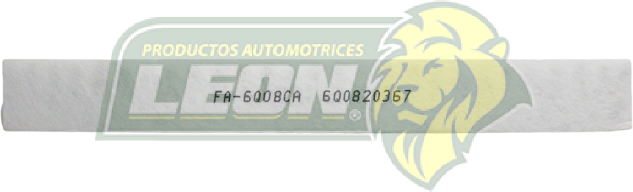 FILTRO DE CABINA CON CARBON VW 1.6L (CROSSFOX/LUPO/IBIZA 06-15)