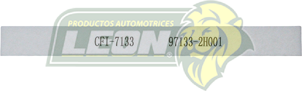 FILTRO DE CABINA HYUNDAI 1.8L (ACCENT 1.6L 08-11, ELANTRA 2.0L 07-10, 14-16, ELANTRA COUPE 1.8L 2013