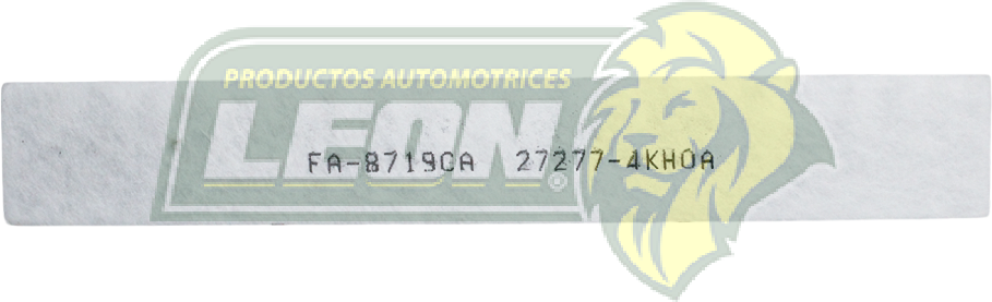 FILTRO DE CABINA CON CARBON TOYOTA 2.4/2.5/3.5L (SIENNA 2.7/3.3/3.5L 04-17)