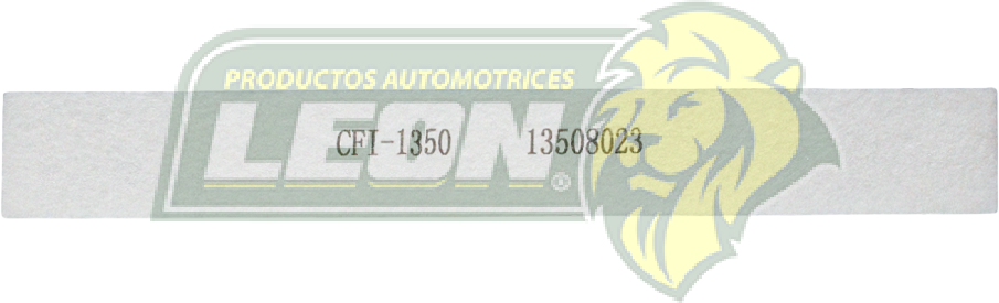 FILTRO DE CABINA G.M. CRUZE 1.4L 16-18, MALIBU 16-, SILVERADO 19-, ACADIA 18, BUICK ENCLAVE 3.6L 18-