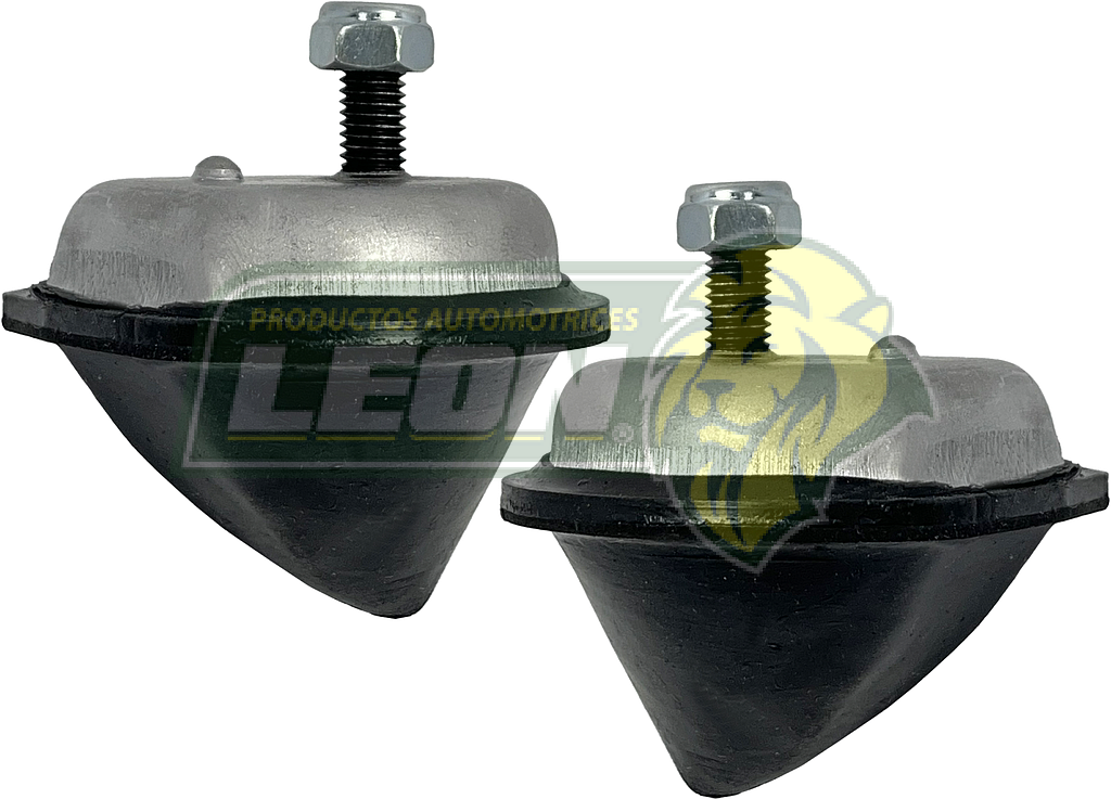 KIT TOPE SUSPENSION HORQUILLA-CHASIS NISSAN PK-UP 93-12 D21, D22 DELANTERO C/TUERCAS DE SEGURIDAD (JGO. c/2 pzas.)