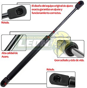 AMORTIGUADOR CAJUELA TOYOTA YARIS 1.5L 06-15 (43 cm)