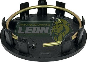 TAPONES DE RIN CENTRO Ø: 54 mm NISSAN VERSA, TIIDA, SENTRA 00-12, MICRA, MAXIMA, ALTIMA, MURANO, ROGUE, QUEST, 370Z (NEGRO-CROMO) (JGO. c/4 pz.)