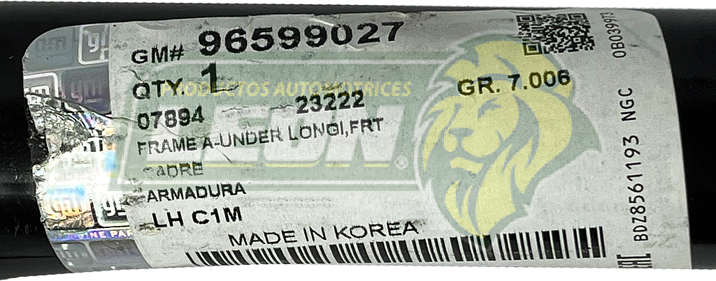 BRAZO BARRA ESTABILIZADORA G.M. MATIZ 04-15 (L) ORIGINAL