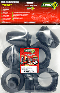 KIT DE GOMAS SUSPENSION CARROCERIA VW SEDAN 74-03 TRASERA (10 pzas.)