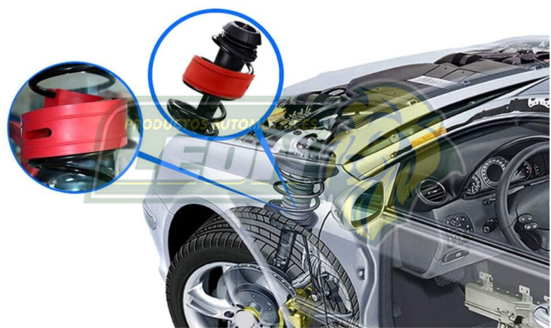 AUMENTO o ESTABILIZADOR DE RESORTE DE SUSPENSION Ø: 5” ALT.: 7/8 NARANJA (KIT)