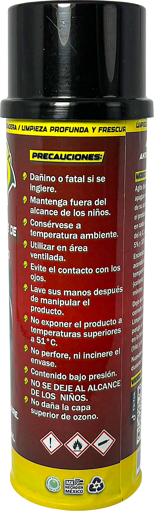 ESPUMA DESINFECTANTE P/DUCTOS DE AIRE ACONDICIONADO (LEÓN) 400 ml.