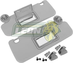 VISERA PARASOL G.M. SPARK 11-14 1.2L, ONIX 21-23 1.0L 1.2L, SONIC 11-17-1.6L, BEAT 18-20 1.2L “CON GRAPAS” (JGO.)