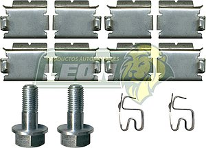 BALATA F.D. G.M. CORSA 4C 1.8L 02-10, TORNADO 4C 1.8L 04-18 R.D. (INCLUYE SEGUROS Y TORNILLOS)