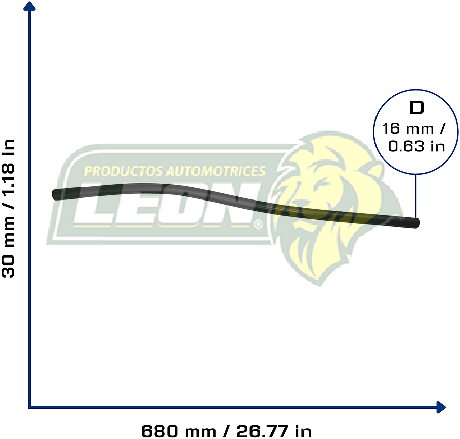 MANGUERA (521254) CALEFACCION TUBO A CALEFACTOR AUXILIAR G.M. C2500 SUBURBAN V8 7.4L 1996, CAMARO 3.4L 1995, K2500 SUBURBAN 7.4L 1996, MALIBU 3.5L 3.9L 07-10, FORD BRONCO 4.9L 2.0L 91-92, CONTOUR 2.0L 98-00, E-150 ECONOLINE 4.9L 5.0L 4.9L 92-96, E-250 ECONOLINE 4.9L 7.5L 92-96, FORD ESCORT 1.9L 1990, F-150 4.9L 5.0L 91-94, F-150 5.0L 93-96, F-250 4.9L 5.0L 91-96, F-350 4.9L 5.0L 91-94, GMC C2500 SUBURBAN 7.4L 1996, MERCURY MYSTIQUE 2.0L 98-00, NISSAN 200SX 1.6L 95-98, PONTIAC G6 3.5L 3.9L 07-08, SATURN AURA 3.5L 2008, SUZUKI XL-7 3.6L 07-08 , VW CABRIO 2.0L 95-01 (63102, 87615, CH111204, 3847825, 3848467, 15187987, 22704431, 90322671, 90573890, 96539582, 807515962, 1M5118C256AA, 2M5Z18472AB, 2M5Z18472AC, 98BB18K582HB, 98BB8548DA, E90H18D334F, 72AA, F8RZ18472ABB, F8RZ18472HA, F8RZ8548DA, F8RZ8548EA, F8RZ8548EC, YS4Z18472BA)