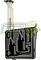 DEPOSITO LIQUIDO LIMPIAPARABRISAS G.M. C1500 PK-UP Y SUBURBAN 4.3, 5.0, 5.7, 6.5L 1999, C2500 5.0, 5.7, 6.5, 7.4L 98-00, SUBURBAN 2500 5.7, 6.5, 7.4L 98-99, C3500 5.7, 6.5, 7.4L 98-04, 8.1L  01-03, TAHOE 4.8, 5.3, 5.7, 6.5 98-00, R25 5.7L 98-02, , SILVERADO 2500 8C. 00-02, SONORA 8C. 00-03, GMC C1500 Y K1500 4.3, 5.0, 5.7L 98-00, C2500 Y K2500 5.0, 5.7, 6.5, 7.4L 98-00, C3500, C3500HD, K3500 5.7, 6.5, 7.4, 8.1L 98-00, YUKON 5.7L 98-00, SUBURBAN 8C. 98-00, CADILLAC ESCALADE 5.7L 99-00