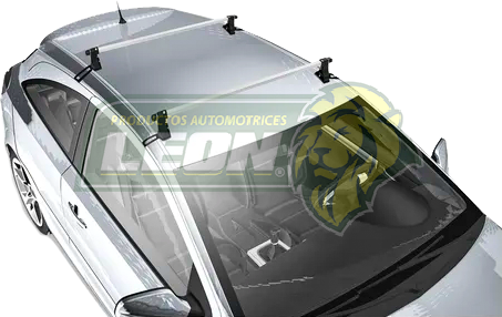 BARRA PORTA EQUIPAJE UNIVERSAL AJUSTABLE COLOR ALUMINIO = YZ5748-A