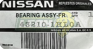BALERO DOBLE NISSAN MARCH, VERSA, NOTE 4C 1.6L 12-19 R.T. 25x55x48 mm (43210-1HNSN)