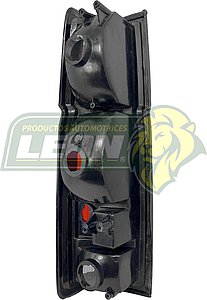 CALAVERA NISSAN PICK-UP LARGA 40.5 cm TRANSP./ROJA/TRANSP. (LADO R)