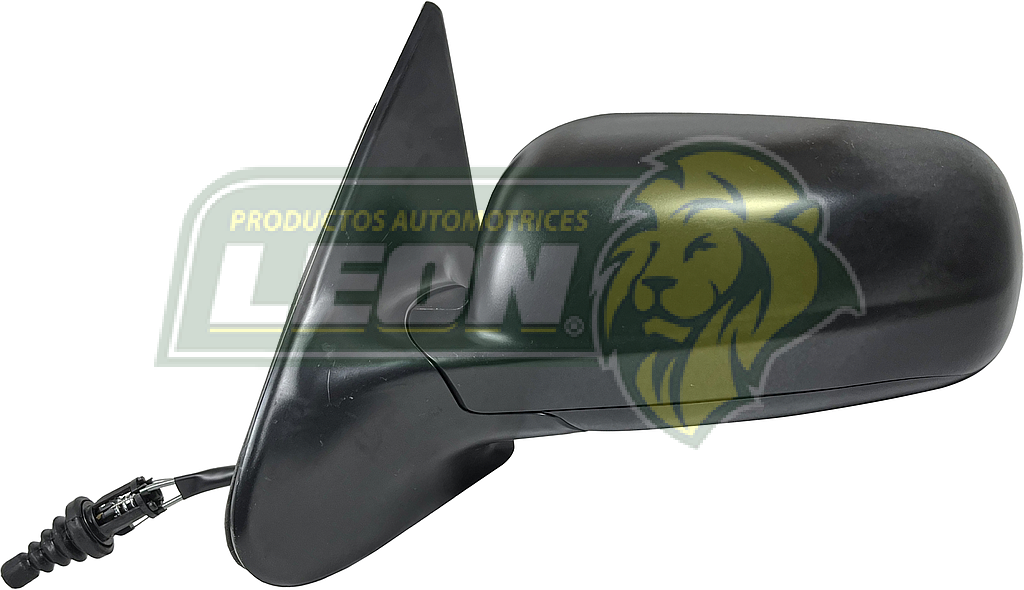 ESPEJO LATERAL (L) VW POINTER 4 PUERTAS NEGRO ABATIBLE, CONTROL ORIGINAL 2000-UP