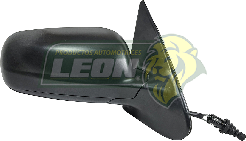 ESPEJO LATERAL (R) VW POINTER 4 PUERTAS NEGRO ABATIBLE, CONTROL ORIGINAL 2000-UP