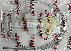 CHICOTE ACELERADOR/CLUTCH MOTOCICLETA UNIVERSAL CON AHORCADOR 2 mts., GR:2 mm