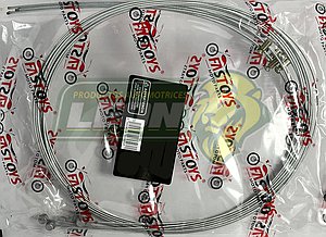 CHICOTE ACELERADOR/CLUTCH MOTOCICLETA UNIVERSAL CON AHORCADOR 2 mts., GR:2 mm
