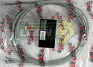 CHICOTE ACELERADOR/CLUTCH MOTOCICLETA UNIVERSAL CON AHORCADOR 4 mts., GR:2 mm