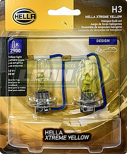 FOCO H3 12V 55W YELLOW LIGHT +50% LUZ