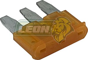 FUSIBLE CLAVIJA MICRO 5 AMP 3 TERMINALES ANARANJADO