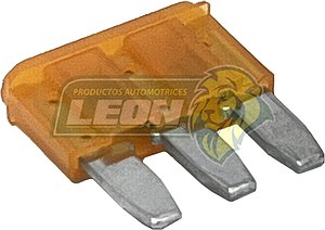 FUSIBLE CLAVIJA MICRO 5 AMP 3 TERMINALES ANARANJADO