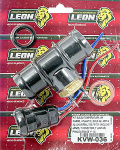 KIT BULBO TEMPERATURA VW CARIBE, ATLANTIC, GOLF A2, JETTA A2, UNIVERSAL 705 75°-70° (INCLUYE ARNES, T CONECTOR, Y JUNTAS) P/MANGUERA DE 1” 1/4