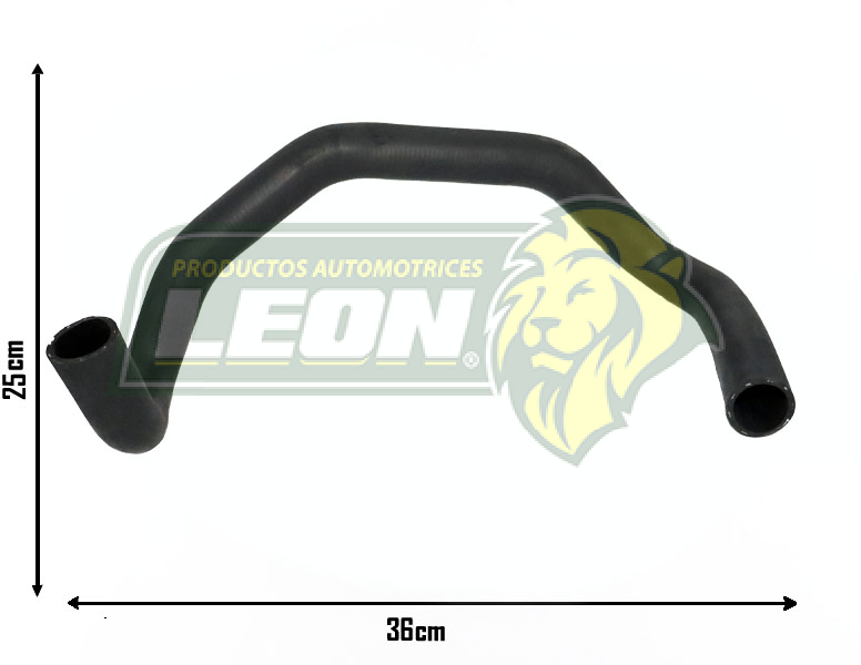 MANGUERA RAD. INF. FORD IKON L4 1.6L 01-07 Ø: 33 mm, L: 250x360 mm, LONGITUD: 980 mm