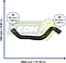 MANGUERA RAD. INF. G.M. CORSA L4 1.8L 06-09, TORNADO L4 1.8L 06-12 (93378133) Ø: 33x39 mm, L: 150x450 mm, LONGITUD: 580 mm