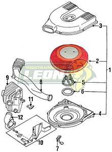 FILTRO AIRE PK-UP 2.4L 93-10, D21, NP300 11-13, URVAN 00-01, X-TERRA 00-06, FRONTIER 98-07, PATHFINDER 94-97 “PLATILLO GRANDE”