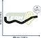MANGUERA COMBUSTIBLE HONDA FIT L4 1.5L 07-08 (DRENAJE) (80271SAA900) Ø: 12 mm, L: 60x260 mm, LONGITUD: 330 mm