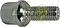 BIRLO RUEDA CROMADO PLACACERO VW CARIBE, GOLF, JETTA 12x1.50 mm X 23.5 mm (02-050)