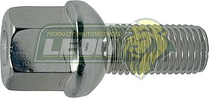 BIRLO RUEDA CROMADO PLACACERO VW CARIBE, GOLF, JETTA 12x1.50 mm X 23.5 mm (02-050)