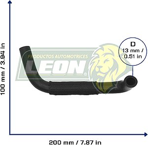 MANGUERA DESCARGA DE GASES ATOS 1.0 01-04, 1.1L 05-12 (2672202510)