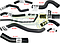 MANGUERAS MOLDEADAS DE ENFRIAMIENTO NISSAN TSURU III 1.6L 93-17 (KIT c/10 pzas.) LEÓN