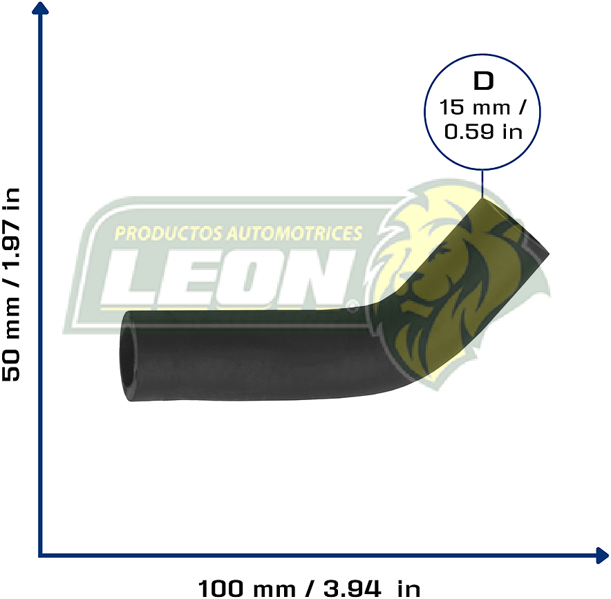 MANGUERA CALEFACCION NISSAN PK-UP D21 94-13, ESTAQUITAS 1.8L 97-98 (70045, 14056F4000)
