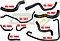 MANGUERAS MOLDEADAS DE ENFRIAMIENTO NISSAN TIIDA 1.8L 07-17 (KIT c/9 pzas.) LEÓN