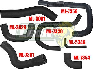MANGUERAS MOLDEADAS DE ENFRIAMIENTO NISSAN D21 3.0L 90-96 (KIT c/7 pzas.) LEÓN