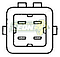 BULBO (SENSOR) TEMPERATURA VW JETTA 1.8L 93-99, GOLF A3 1.8L 93-99, DERBY 1.8L 95-02, COMBI 1.8L 89-01 4T.