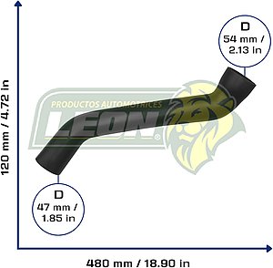 MANGUERA LLENADO TANQUE GASOLINA FORD RANGER Y MAZDA BRAVO 2.3, 3.0L 85-12 “CORTA”