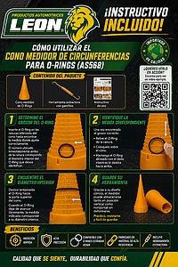 CONO MEDIDOR DE CIRCUNFERENCIAS UNIVERSAL (O-RINGS AS568)