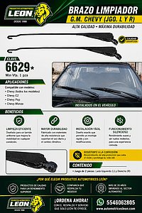 BRAZO LIMPIADOR G.M. CHEVY (JGO. L Y R)