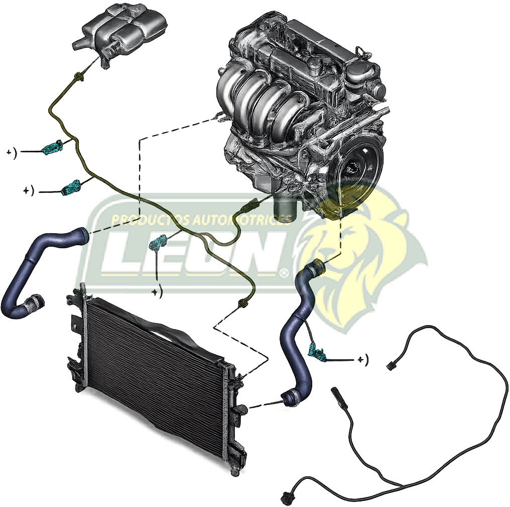 MANGUERA DEPOSITO ANTICONGELANTE FORD FOCUS 2.0L 12-18 (220-007)