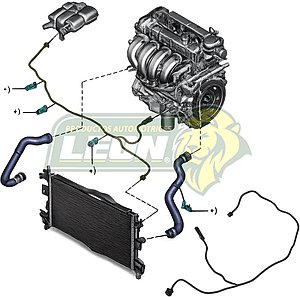 MANGUERA DEPOSITO ANTICONGELANTE FORD FOCUS 2.0L 12-18 (220-007)