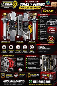 KIT F.D. (1) R.D. NISSAN SENTRA SV 2.0L 20-23, SR 2.0L 20-23, S 2.0L 20-23, S PLUS 2.0L 20-22, ADVANCE 2.0L 20-23, EXCLUSIVE 2.0L 20-21, SENSE 2.0L 20-23, SR PREMIUM 2.0L 21-23, SR PLATINUM 2.0L 2023, SR PLUS 2.0L 2023, SR MIDNIGHT EDITION 2.0L 2023 9545 D2310 (KC546)
