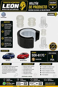 REPUESTO PALANCA VEL. VW GOLF, JETTA A4 (6 pzas. COMPLETO)