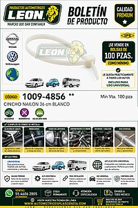 CINCHO NAILON 36 cm BLANCO